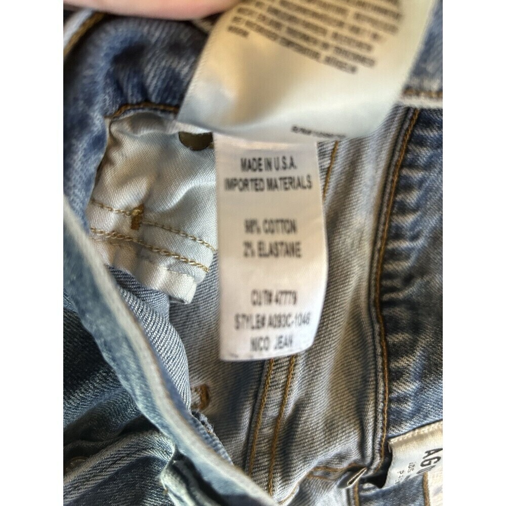 Agolde Jeans Denim Blue Medium Wash Casual Straight Leg Women's Size 32 - Picture 9 of 11